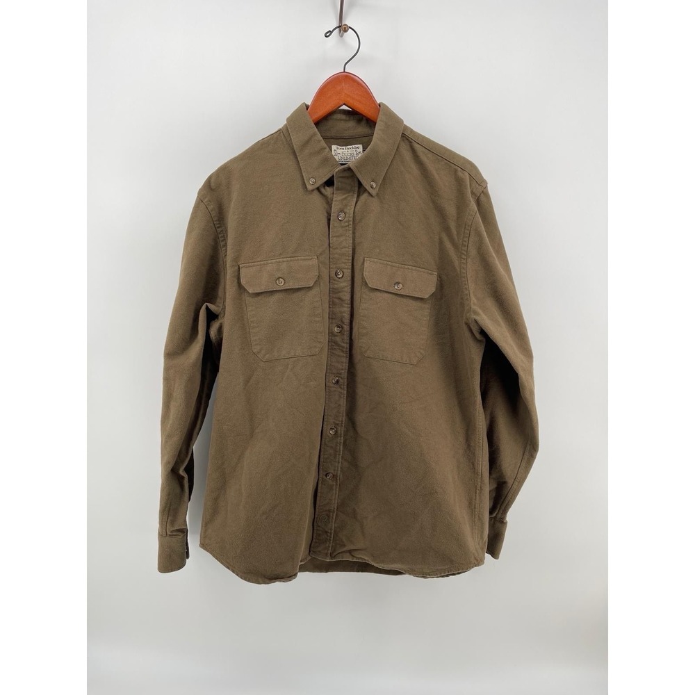 Tom Beckbe Ducks Unlimited Shirt Mens Large Brown Hunting Outdoor Portugal